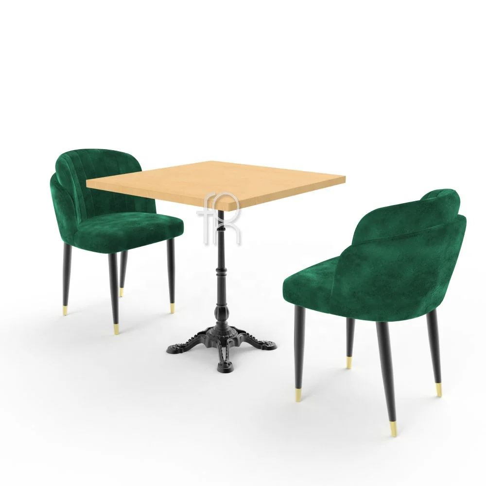 Factory wholesale cafe dining tables and chairs hotel restaurant furniture