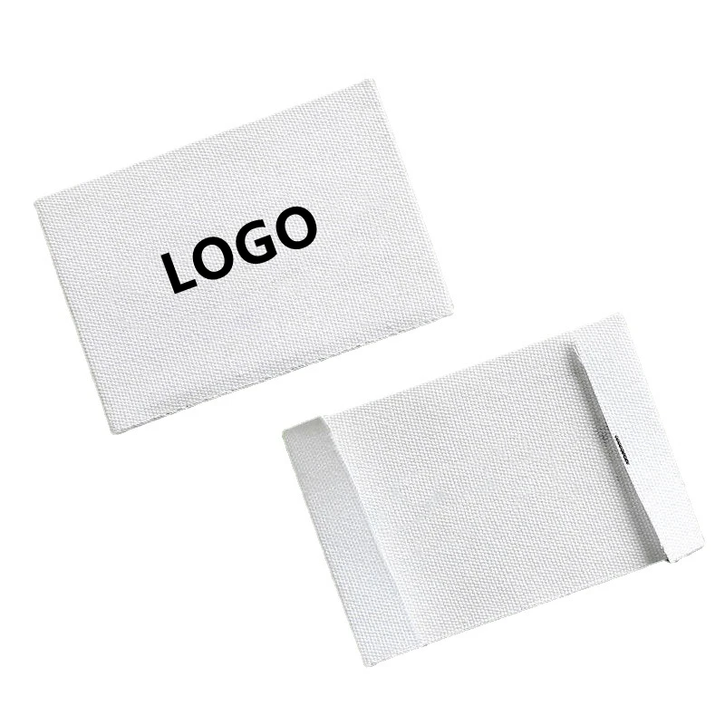 OEM/ODM Custom Logo Print Fabric Polyester White Labels Clothing