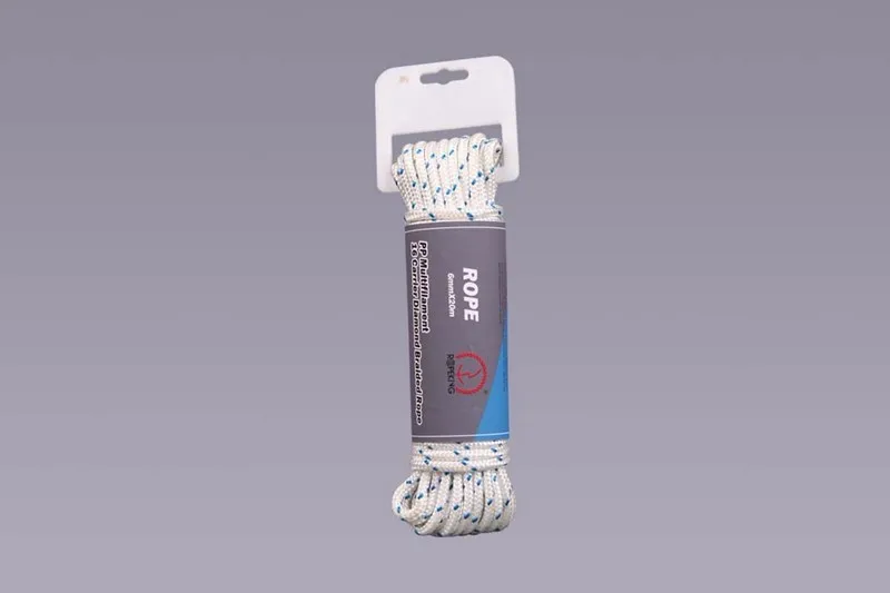 white nylon 3 strands twisted rope high quality twisted rope