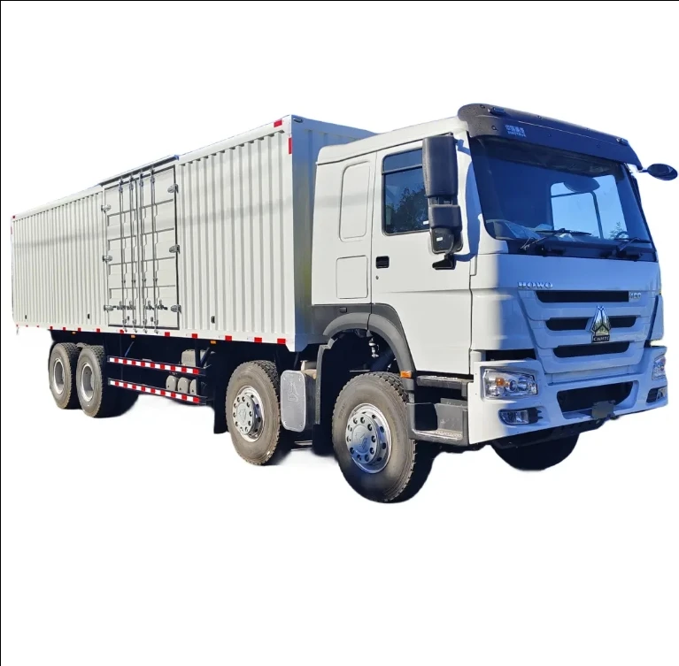 Used Sinotruk Howo 6x4 Van Cargo Truck Euro2 Van Light Truck with Left Hand for Sale