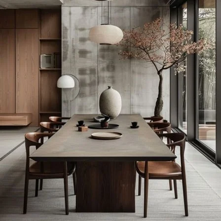 Moredesign Unique Design Natural Shape Table Top Oak Walnut Solid Wood Live Edge Wood Slab Dining Table