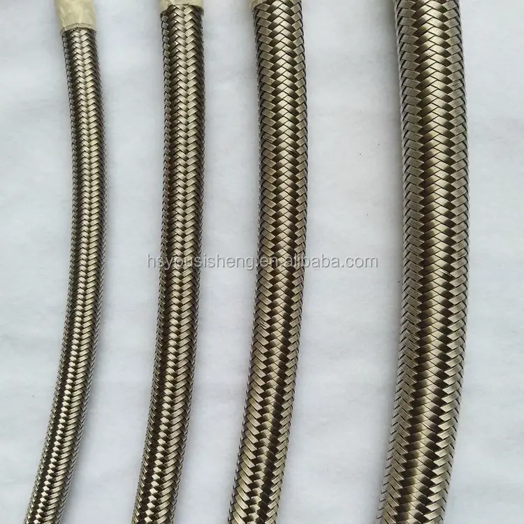 YSS stainless steel wire braid hose refrigeration flexible hose PTFE butane hose