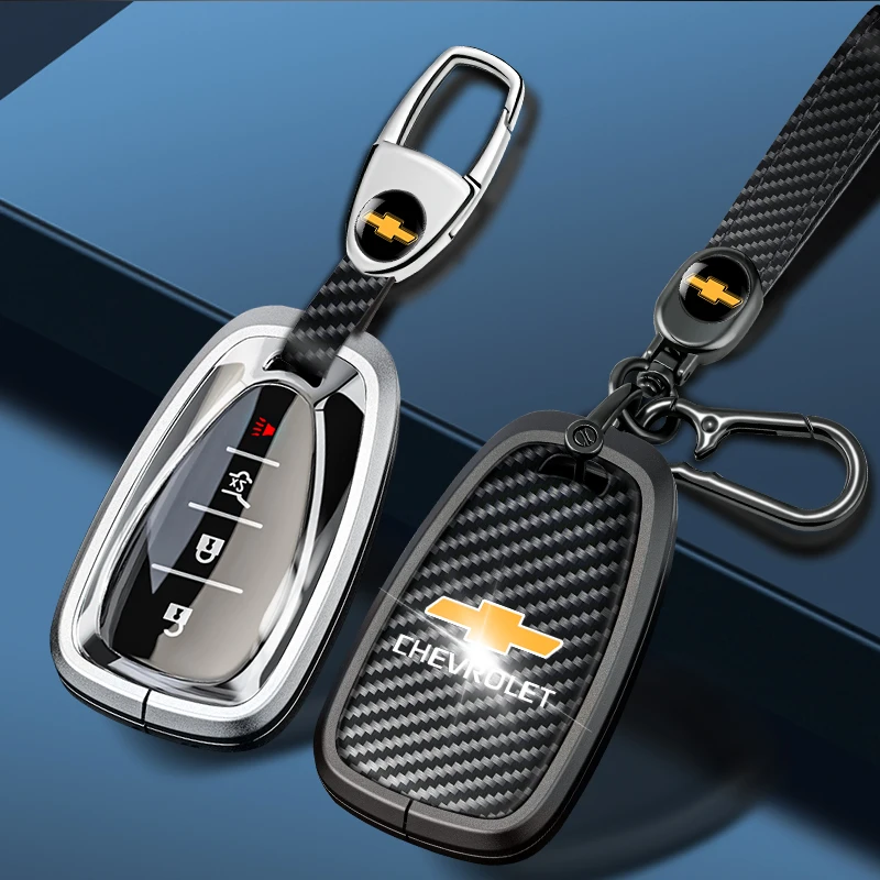 2024 For Chevrolet Cruze Key Cover Fiber Silver Covoz Star Milo Car special shell buckle bag