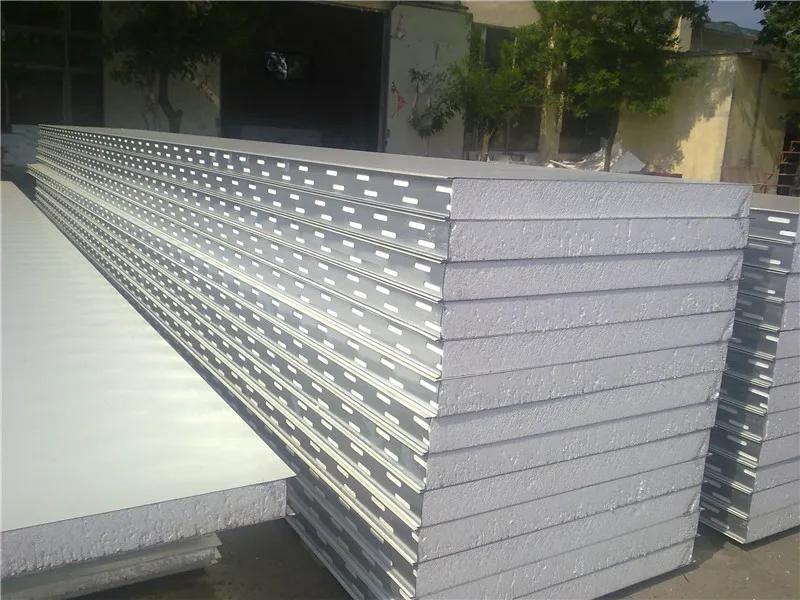  Wall Cladding Insulation Board SIP Panel Cold Room Rock Wool/ PU /EPS Sandwich Panels