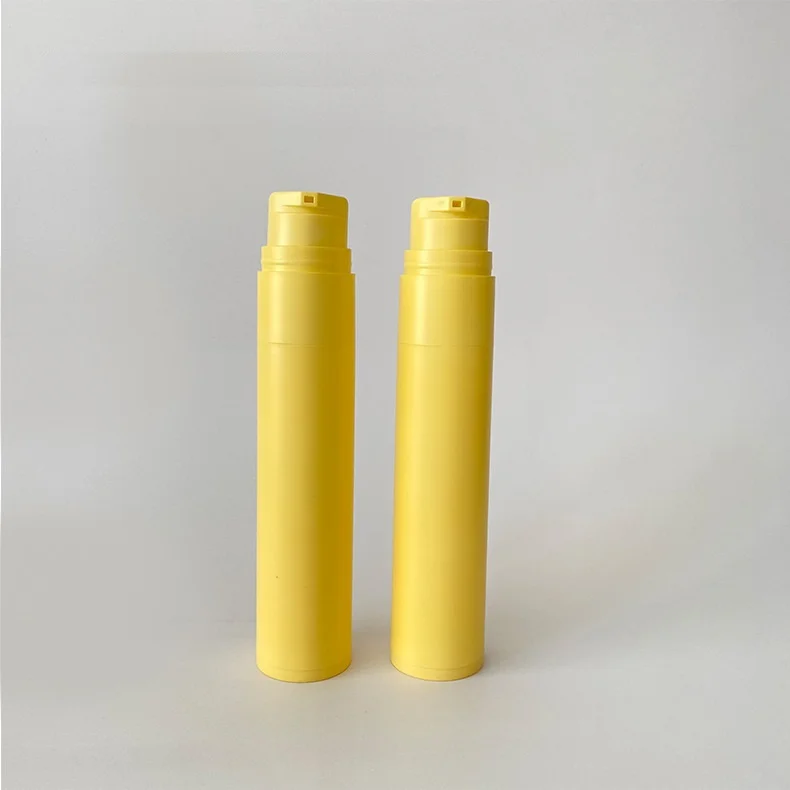 Wholesale airless 60ml plastic serum lotion vacuum pump bottle 2oz pp Foundation BB Aerosol Sunscreen Skincare Packaging Bottle