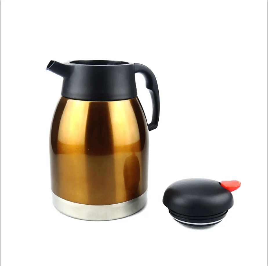 1.2L Amazon Hot Selling High Quality 2.3L Vacuum Insulated Thermos Tea Coffee Pot For Coffee Carefe Pot Thermal Coffee Kettl