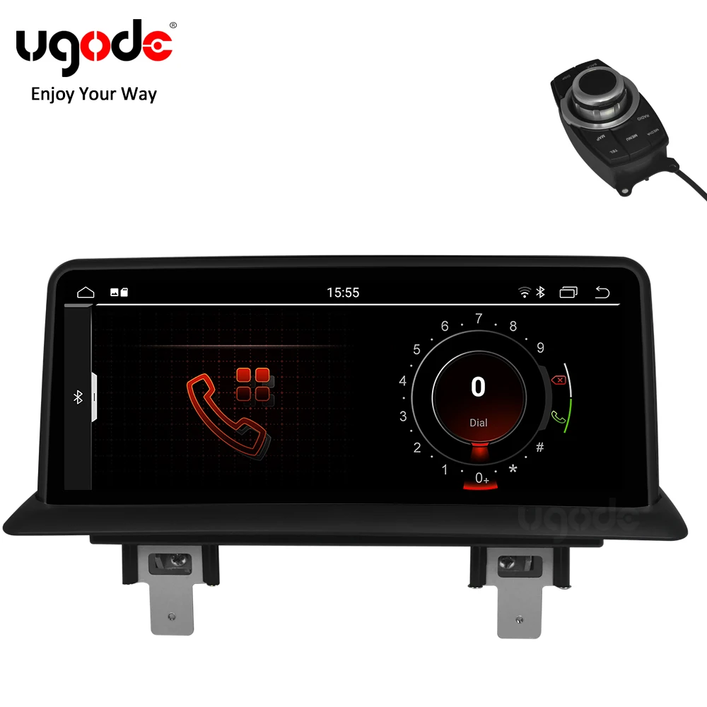 Ugode Promote Android 10 GPS Media Display Stereo Audio Carplay  4+64G for BMW 1 Series E81 E87 with iDrive Joystic Button