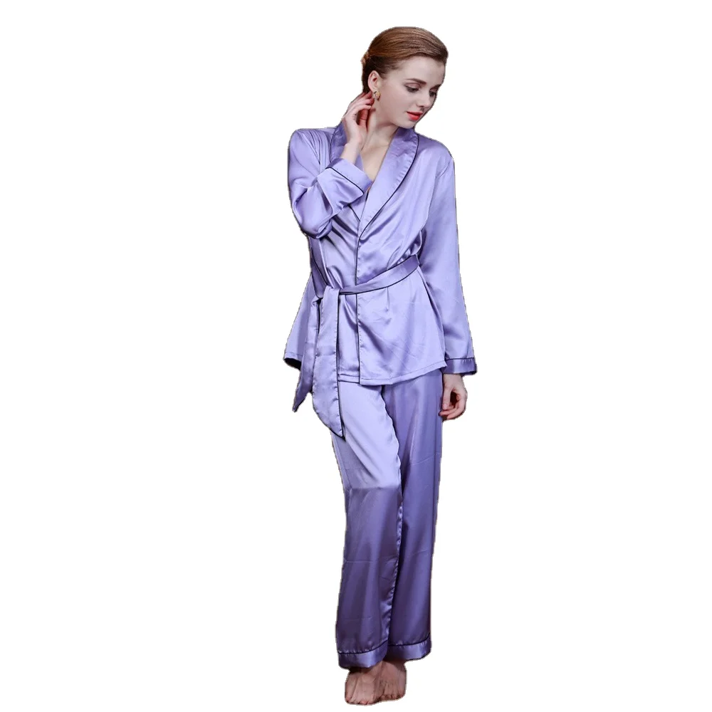 
European Style Smooth Silk Robes For Bridesmaids Sexy Satin Kimono Robes Sleepwear 
