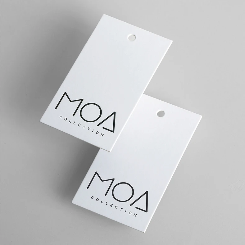 Hot selling China Customize Recycled Clothing Hang Clothes Clothing Garment Accessories Coated Paper Price Tag