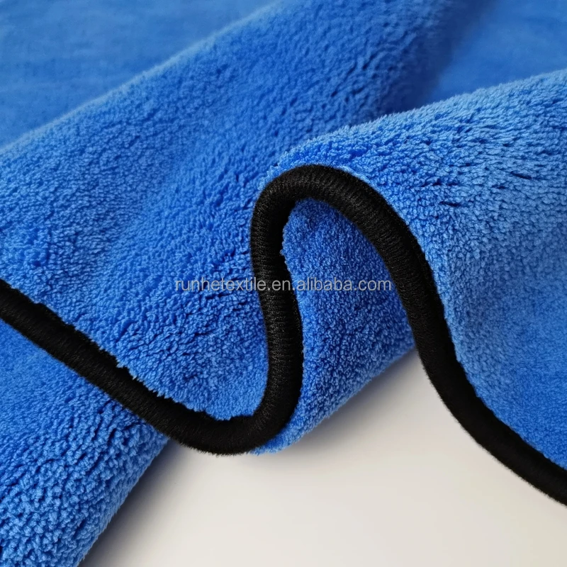 Polishing and Waxing Car Towel Thicker Coral Fleece Car Wash Towel Custom Logo Car Cleaning Cloth Microfiber Towel