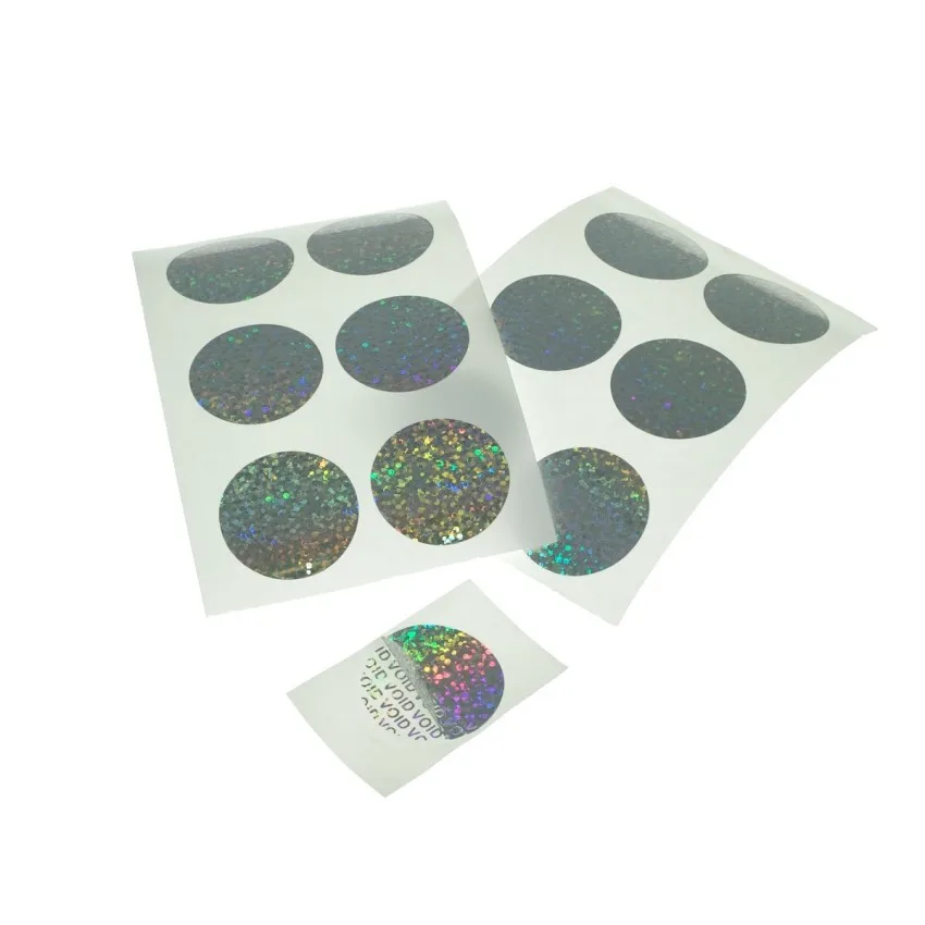 Custom Hologram Stickers  logo and Printed Cotton Cloths Paper Label