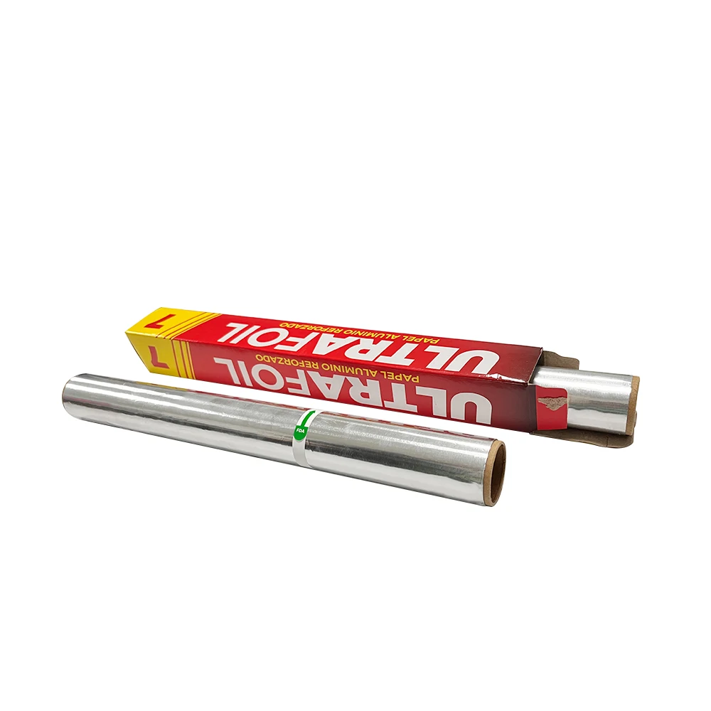 1235 8011 Recyclable Aluminum Foil In Rolls Disposable Food Packaging Aluminium Foil Roll For Grill