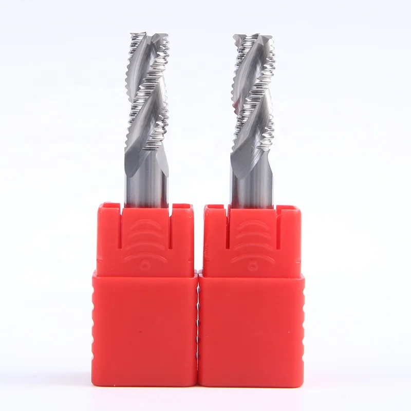 CNC Milling cutters DLC coated  Carbide Endmill  3 Flute router bit Cutting Special Milling Aluminum Brazed Square Flat End Mill