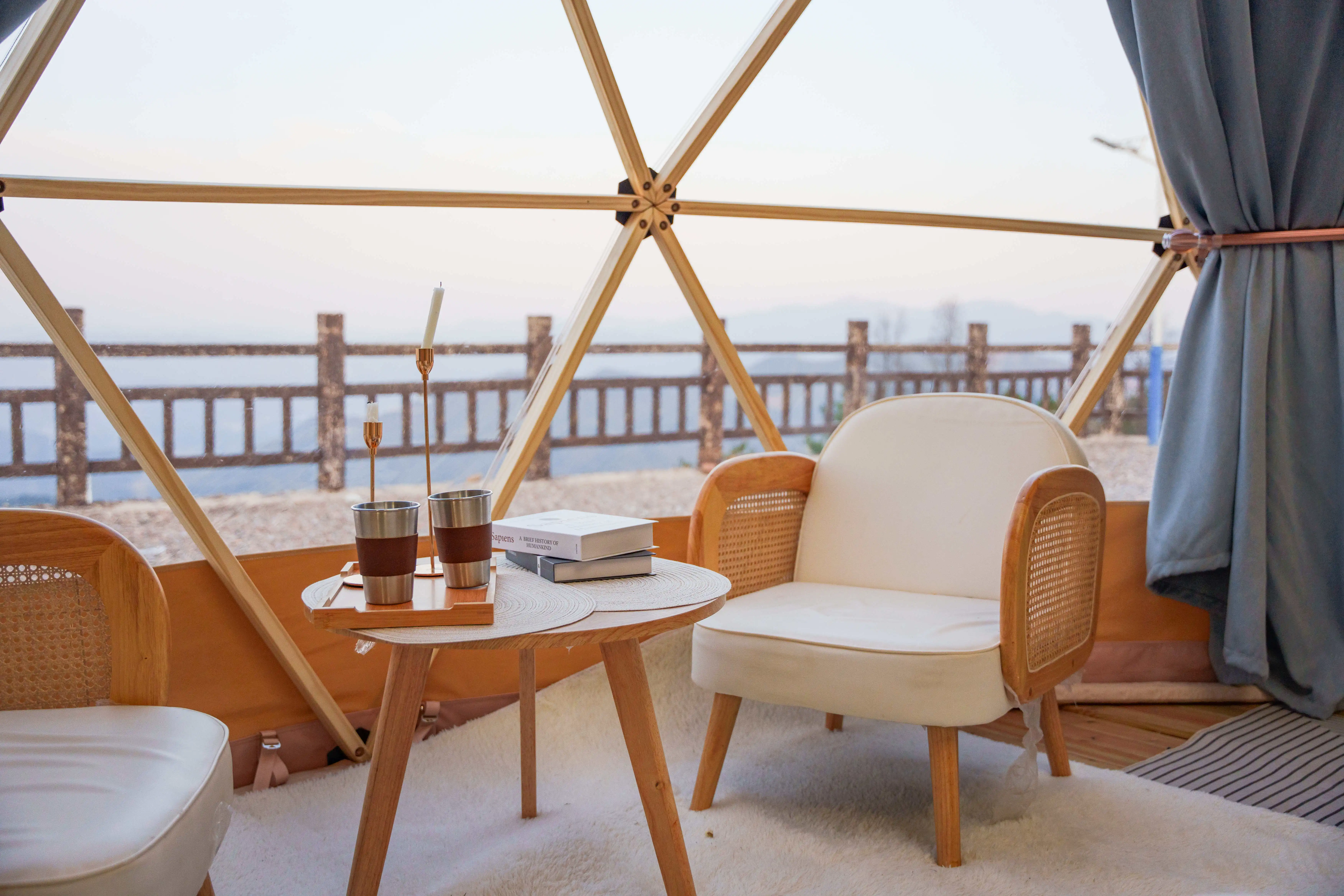 Luxury 6m dome tent large wedding geodesic dome tents glamping hotel outdoor camping tent dome style