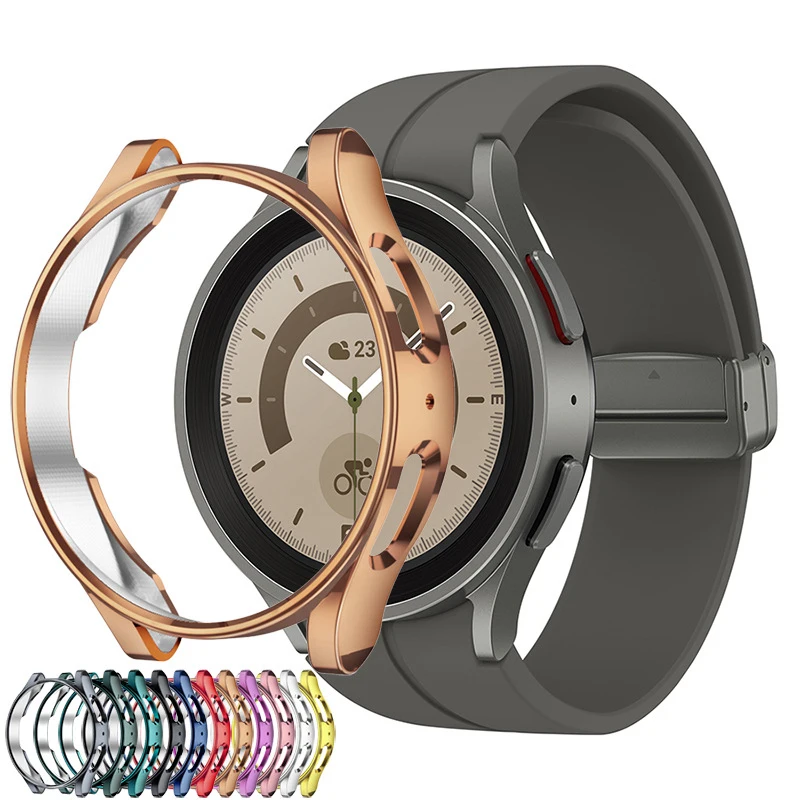 Новый Популярный защитный чехол с полым корпусом для часов Samsung Galaxy Watch 5pro из ТПУ аксессуары умных