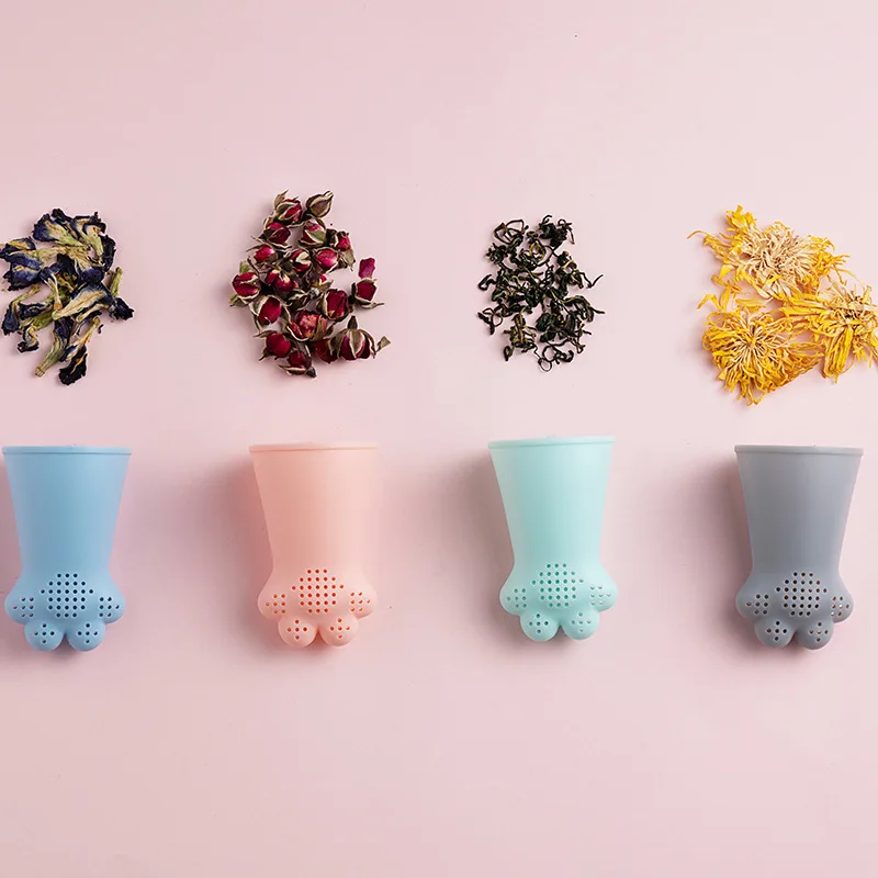 Cat Paw Water Bottle Pink Plastic Bottles 550ml for Girls Home Office Tea Kawaii Drinkware Cute Portable Drinking Bottle