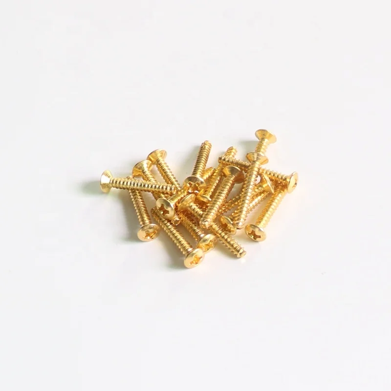 Hot selling gold color ST guitar pickup screws with springs from china guitar parts supplier