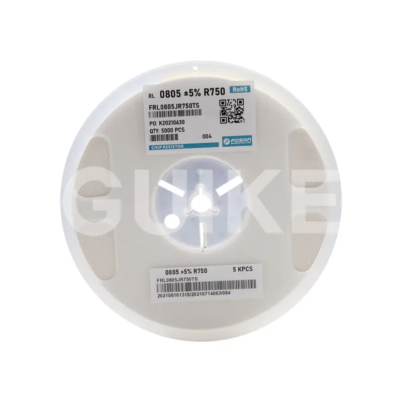 0805 +-5% R750 FOSAN/FOJAN/FOLLON/GUIKE ceramic heating element ceramic plates resistors 0805 Wholesale Variable Chip Resistor