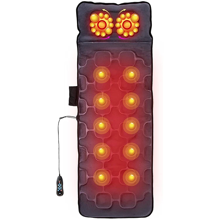 adjustable bed with mattress with massage shiatsu massage mattress heating multifunction massage cushion