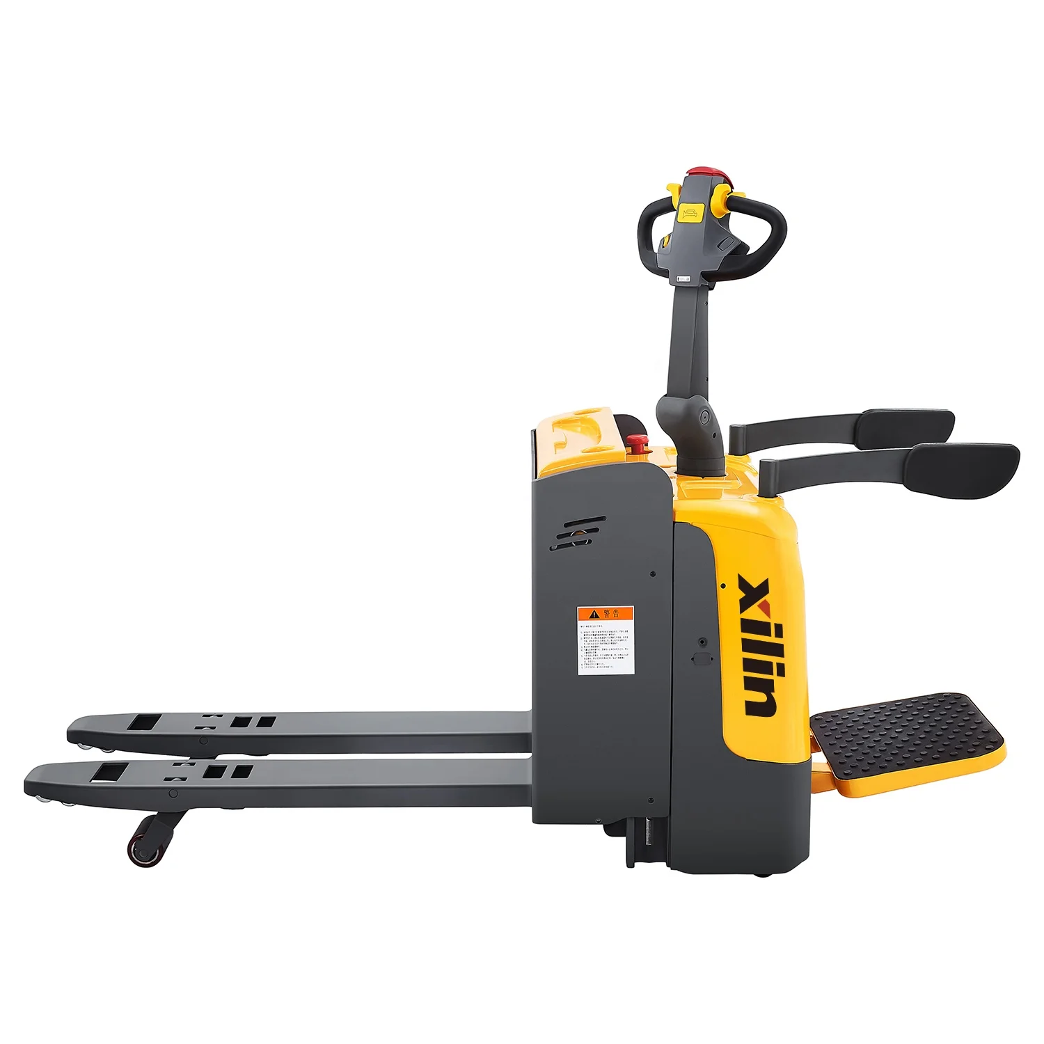 Xilin Stand-on Type Platform Pallet Truck 2000KG 2Ton 4400lbs capacity Electric Rider Pallet Truck AC motor