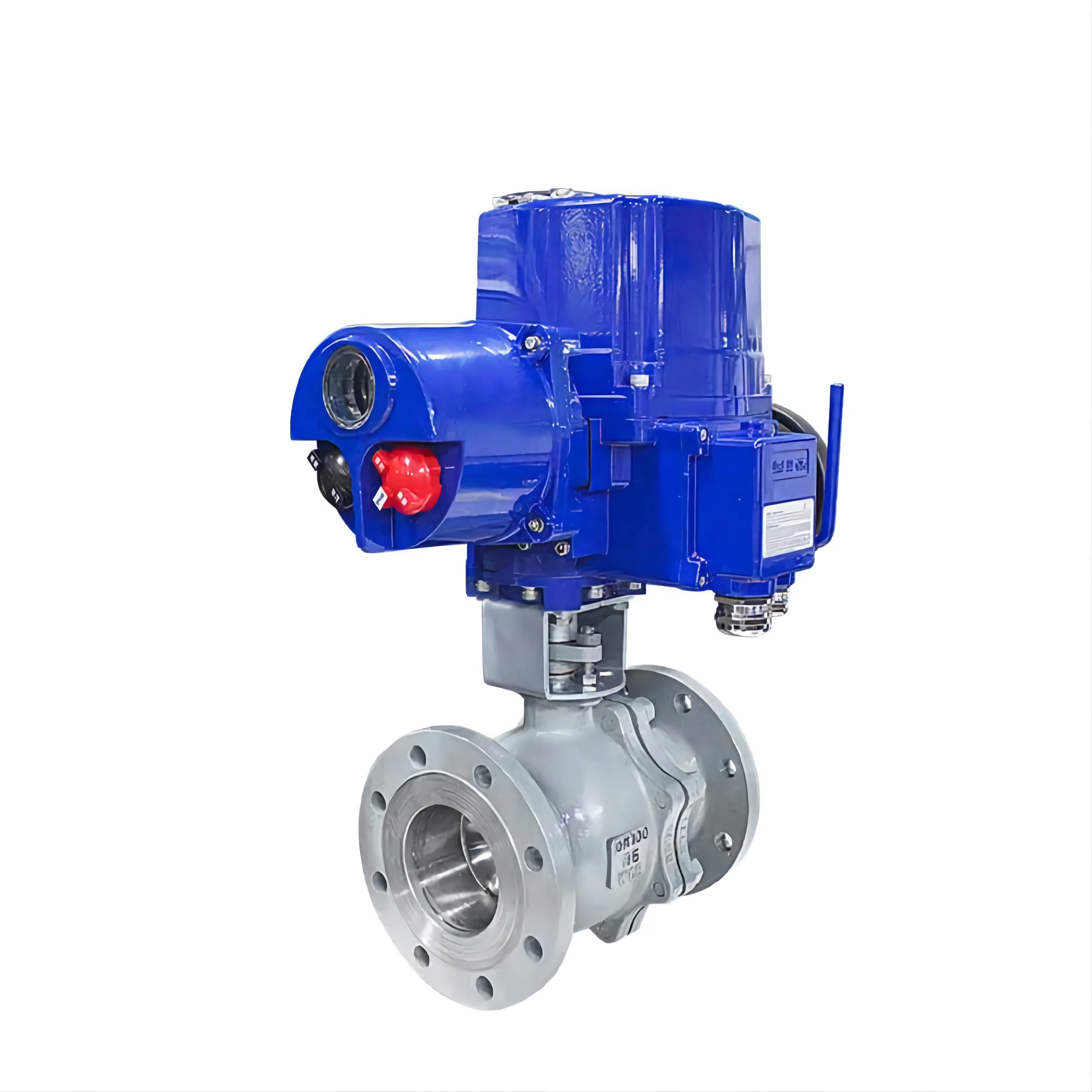 COVNA HK60-Q-F-LQ Series Explosion Proof 2 Way Electric Ball Valve Stainless Steel Rotary Ball Valve for Gas Lpg Industry