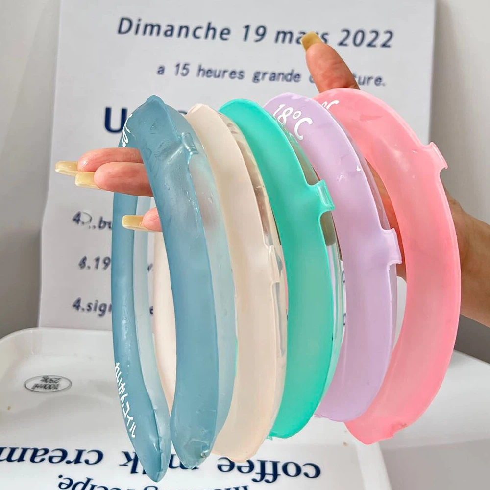 OEM Reusable Neck Cooling Tube Ice Wraps for Summer Heat Hands Free Cold Pack Neck Cooler