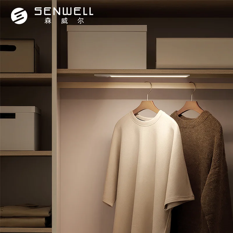 Super Sensitive 6000K Wireless LED Motion Sensor Light Aluminum Magnetic Kitchen Floor Lighting Home Closet 5V Indoor Cabinet