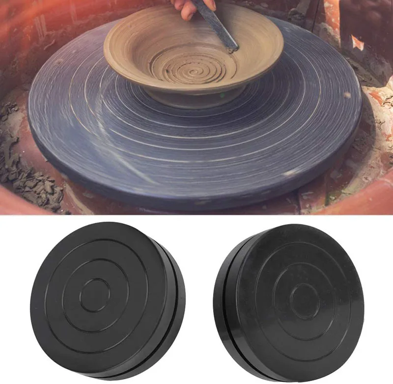 Bview Art Double Side Small Art Class Rotation Table Plastic Ceramic Sculpting Wheel