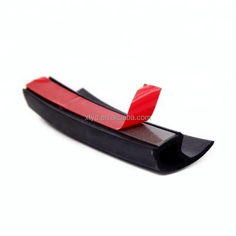 P Shape Oil Car Sunroof Adhesive Rubber Seal Strip