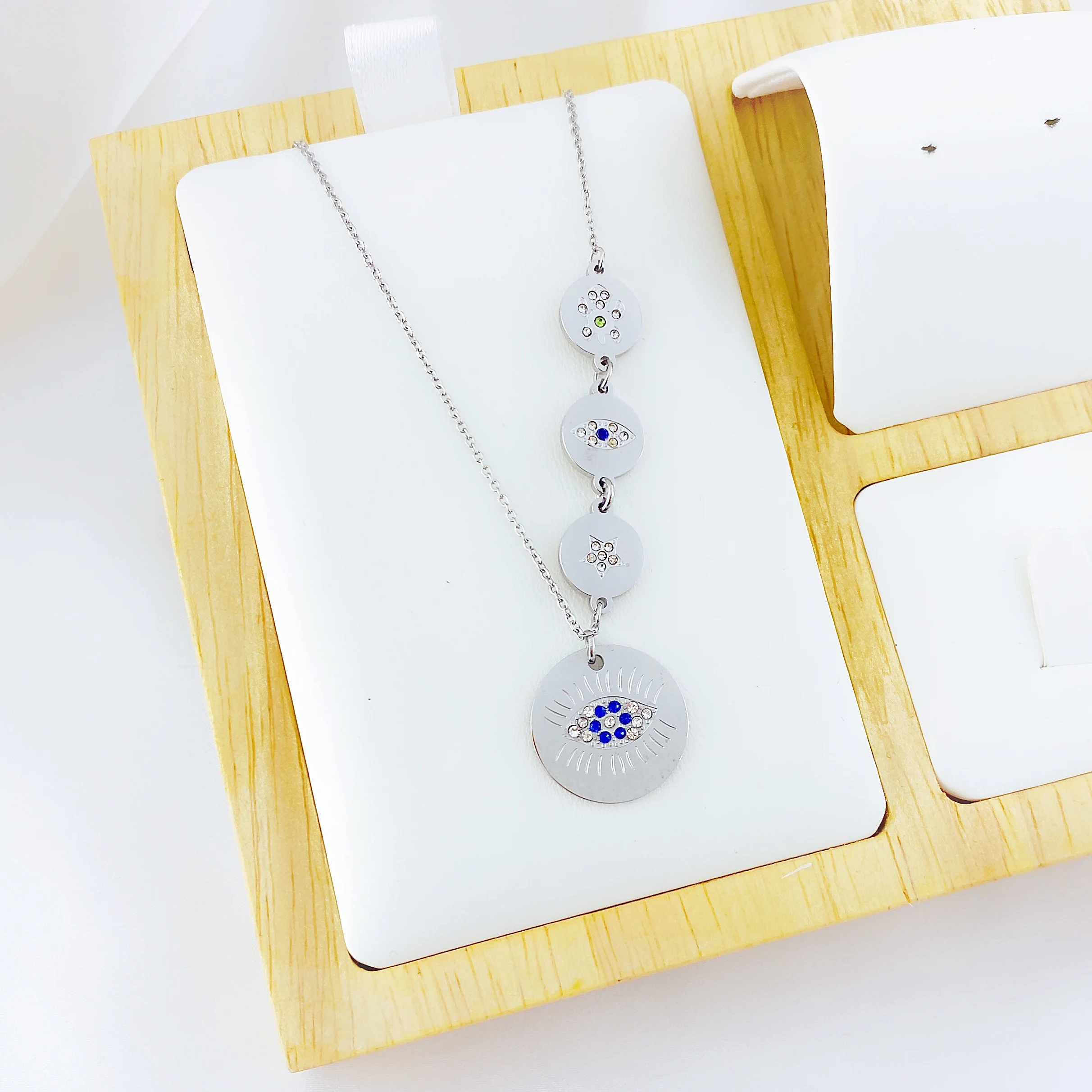 Fashion 925 Sterling Silver Eye Of Horus Necklace Wholesale Alibaba Jewellery Manufacturers Malaysia