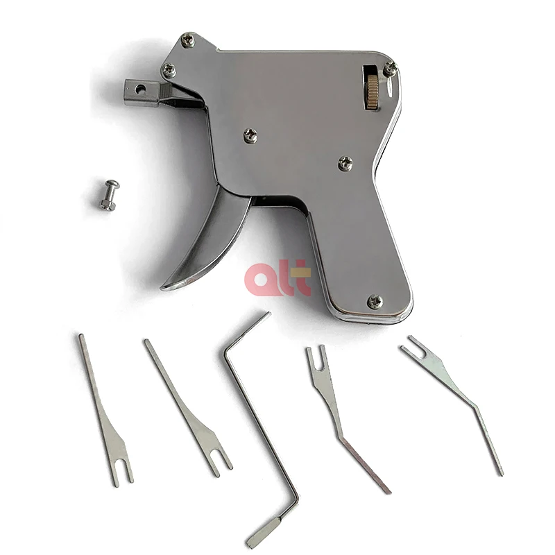 stainless steel spinner  cordless dino manuel automatic dimple lock pick gun