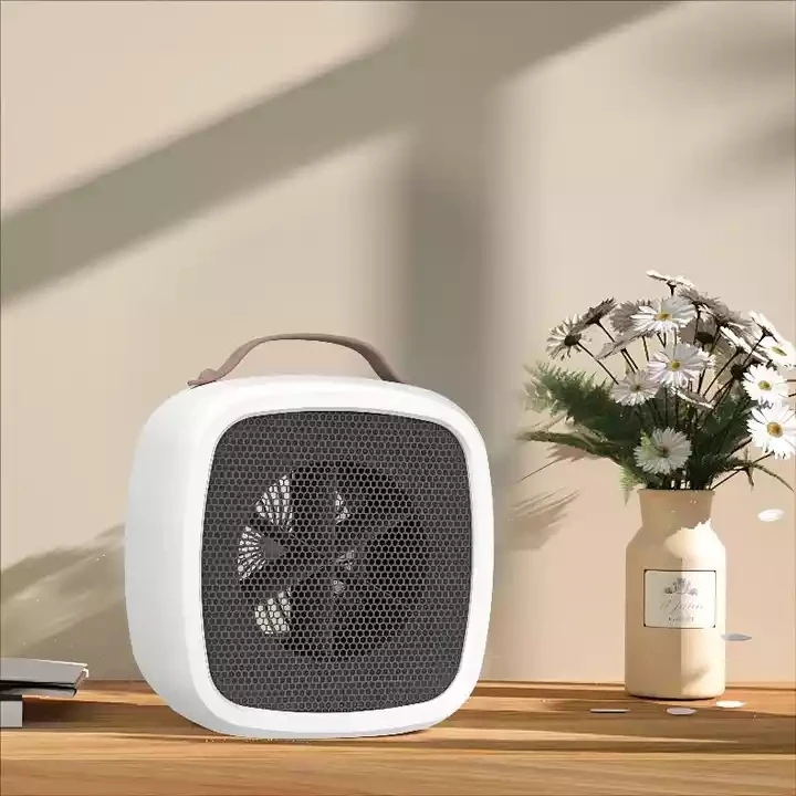wholesale price 500W mini Smart Home Tabletop Mini Portable Electric Warmer Handy Household Desktop mini PTC Fan Heater