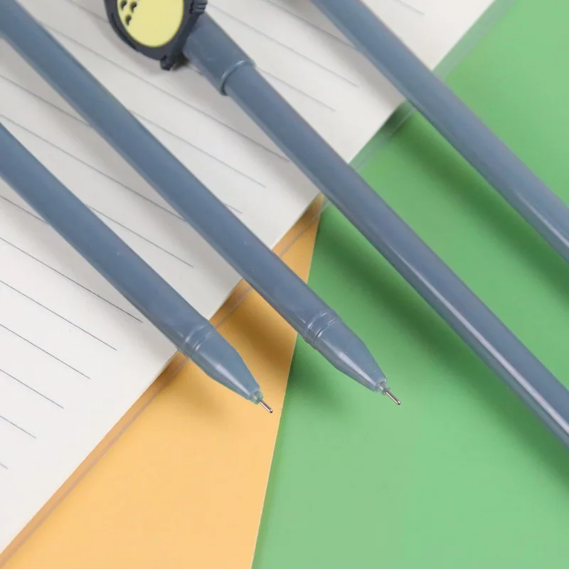 CHXN Cartoon Neutral Pen Cartoon Dragon Cat Water Pen Cute Black Office Signature Pen Learning Stationery