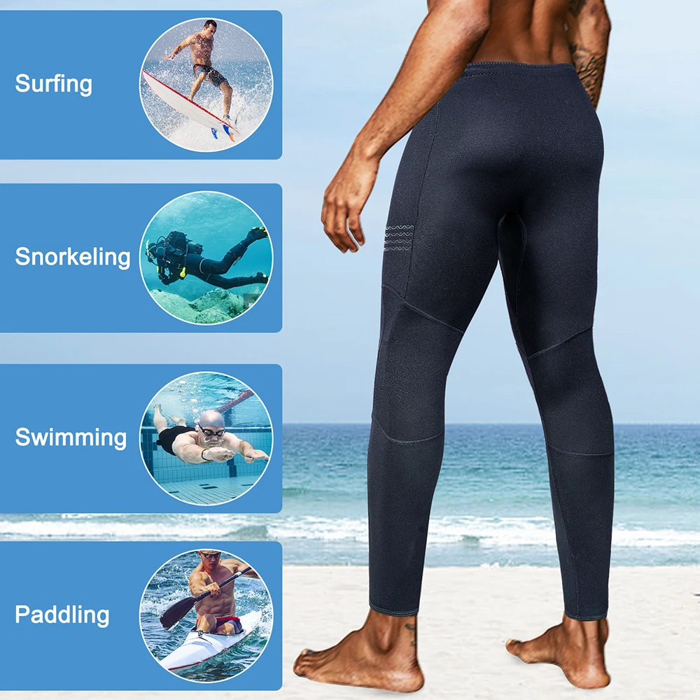 Men Neoprene Surf Wetsuit Pants Diving Suits For Snorkeling Swimming  1mm 1.5mm 2mm