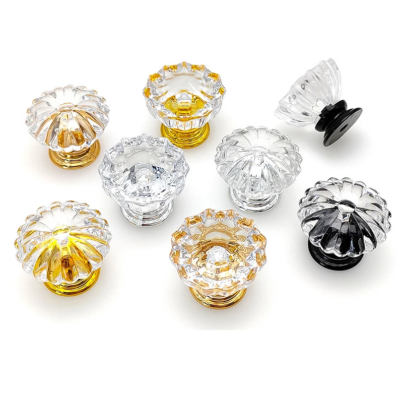 Home Hardware Acrylic Kitchen knob cookware handle Pot Lid Handle Knobs Drawer Cabinet Acrylic Handles Knobs for Furniture