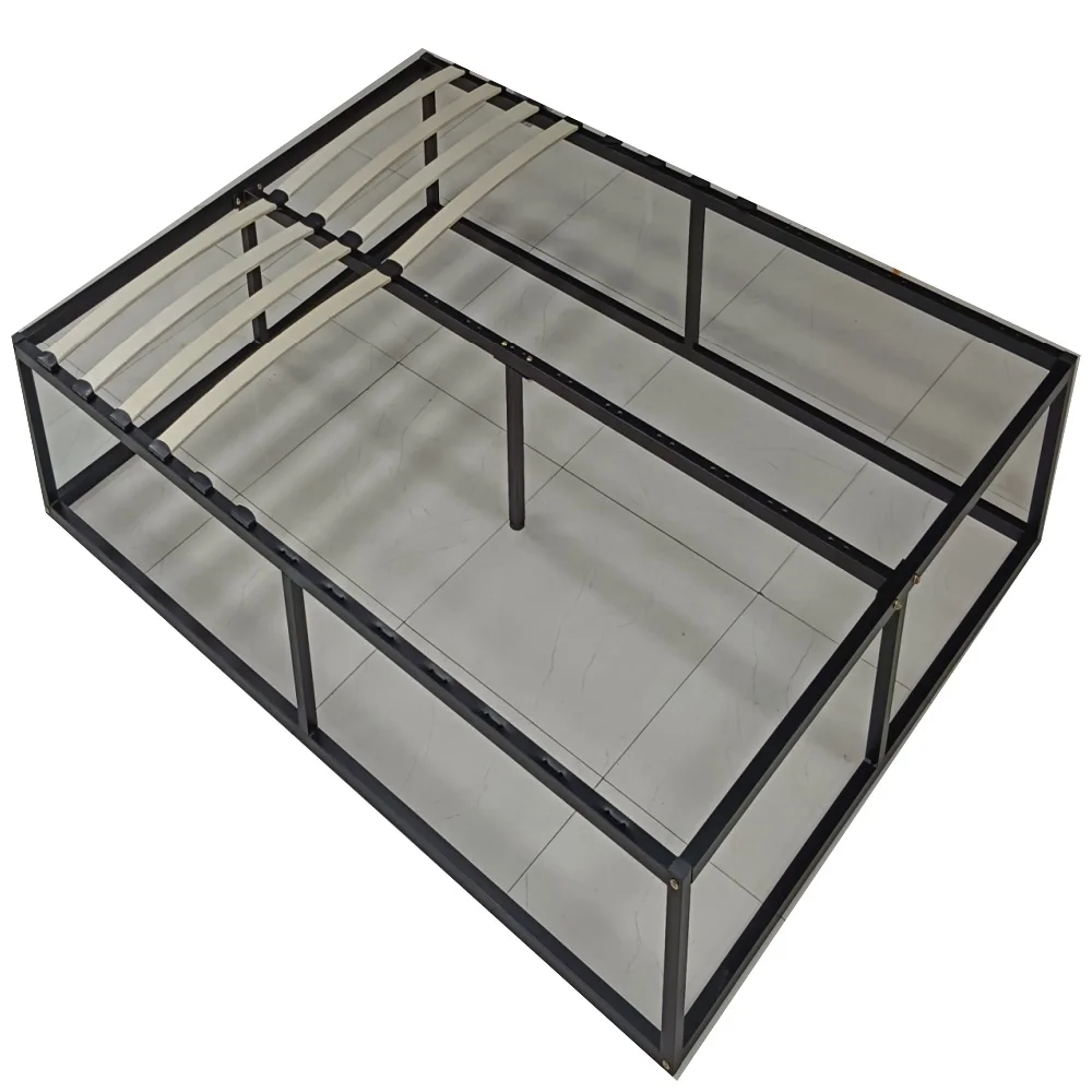 Queen Bed Frame 16 inch Heavy Duty Metal Platform Bed Frames Noise-Fee bed box