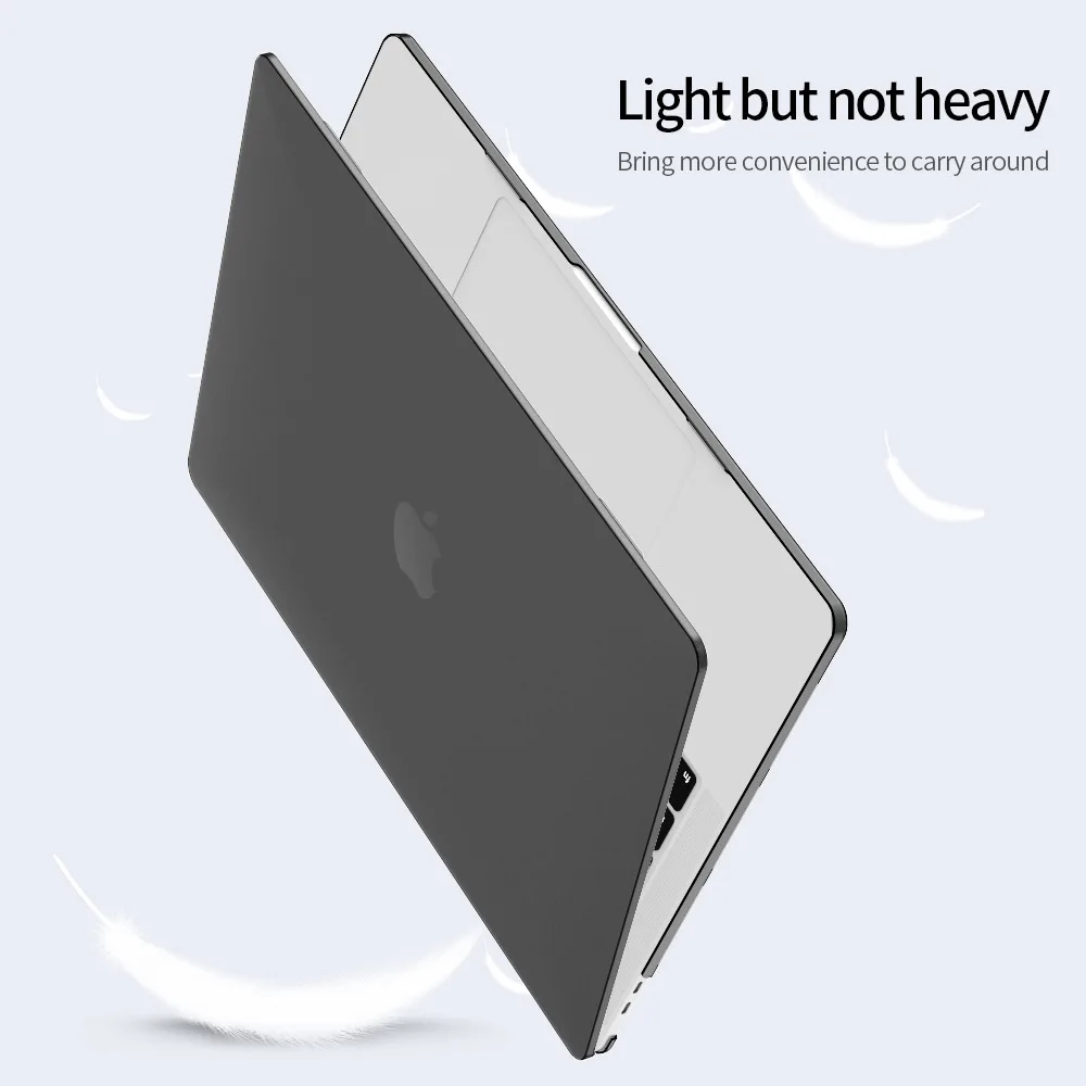 Pc hard back cover full protect Crystal transparent case for macbook air pro