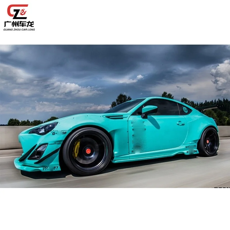 Car Body kits For Toyota GT86 2013-2015 Upgrade Rocket Bunny Style Wide Body Front lip Rear lip Side skirts