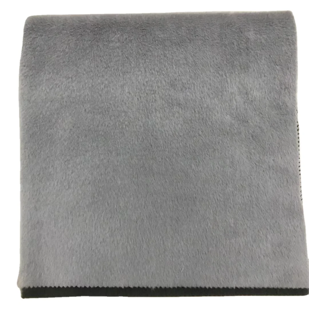
new hot sale polyester faux fox fur minky fleece plush fabric 