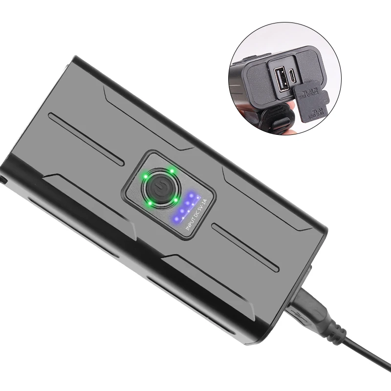  Велосипедный фонарь непромокаемые USB зарядка LED 1200 люмен MTB передняя фара алюминиевый Сверхлегкий фонарик свет