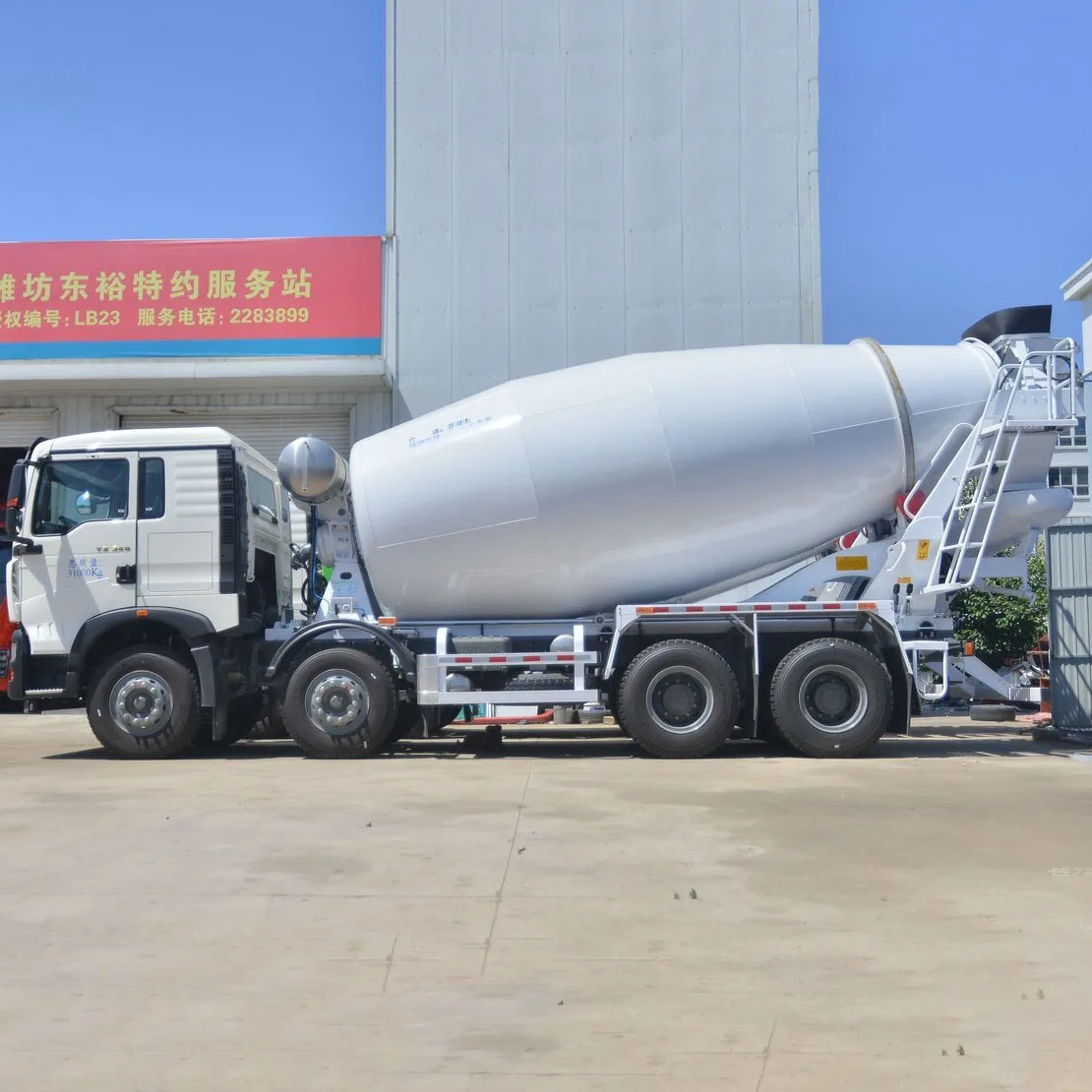 2023 2024 новый дизайн Howo TX самозагружается 8x4 12 колес 10 кубических Бетономешалка