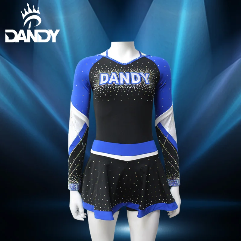 High Quality Professional Custom Famale Girls Cheerleading And Dance Uniform Sublimation Printing Cheerleaders Practice Uniforms