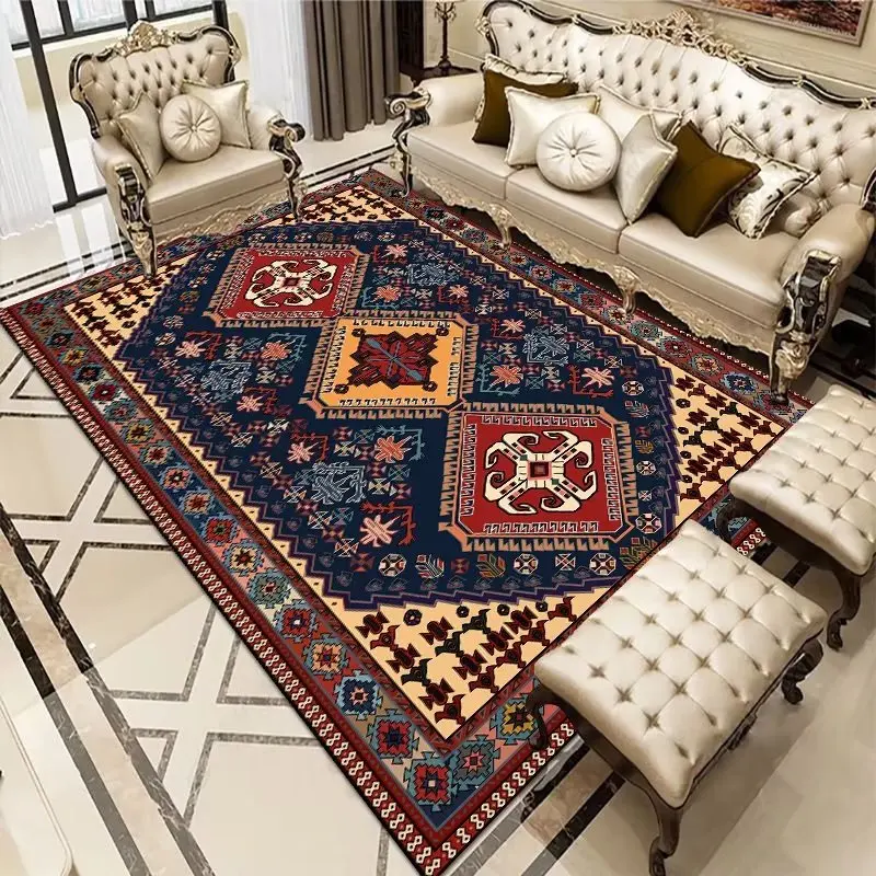 Moroccan Trellis Bedroom Living Room Decorative Area Rug 3d Printed Carpet