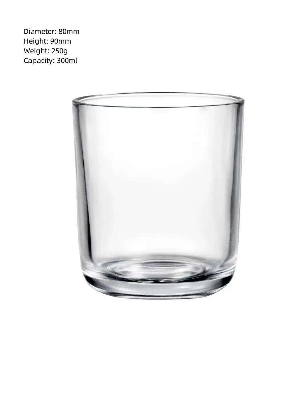 Deluxe rainbow soybean wax glass can aromatherapy candle can with lid packaging box