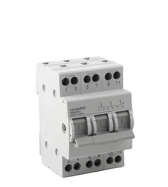 Quality goods Manufacturer 3P 63A or 40A Electrical changeover switch circuit breaker