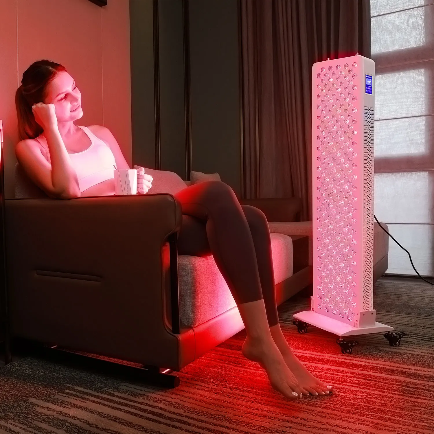 IDEATHERAPY Customized Professional RL300 Touch Screen Full Body 630nm 660nm 820nm 850nm Led Red Light Therapy Panel