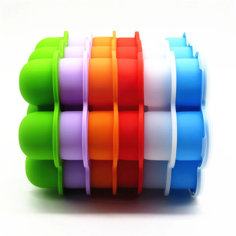 Best selling Microwave safe Silicone Egg Bites Mold food grade 10 cavity food container with lid