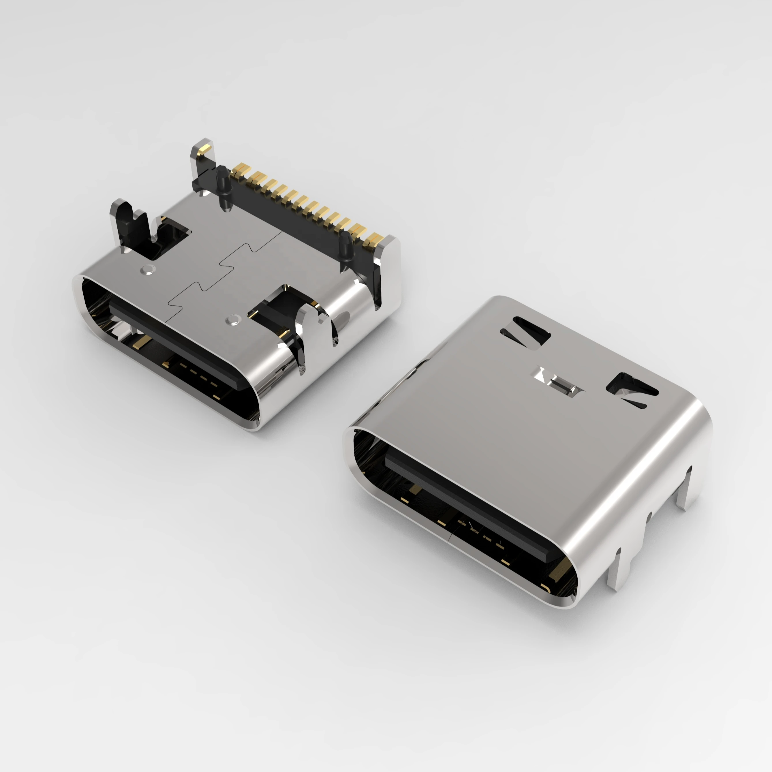 
Hot Sale usb type c connector female Type C Connector USB3.1 Female 16pin welded type 