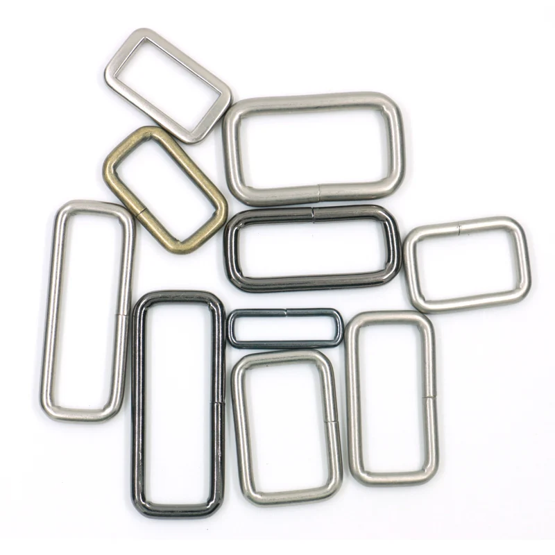 Wholesale Custom Size Hardware Stainless Steel Welded Strap Metal D ring O ring Belt Buckle