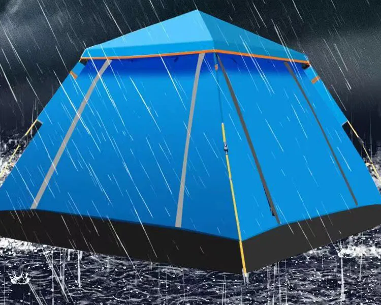 Automatic Four sided Camping Tent 210D Oxford UV proof Instant Pop up Beach Tent Waterproof Canopy Rain Fly Dome Tent